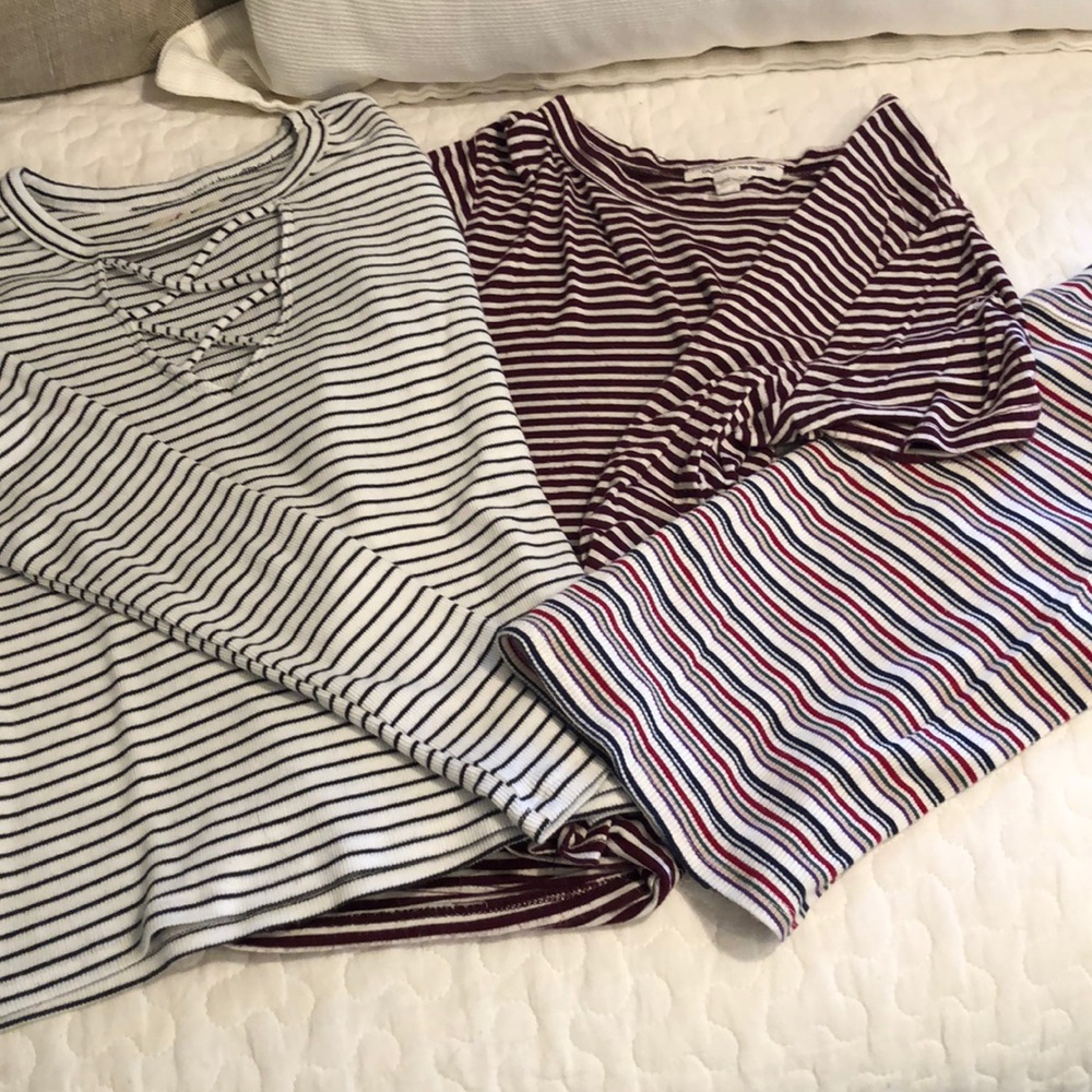 3 Striped Shirts